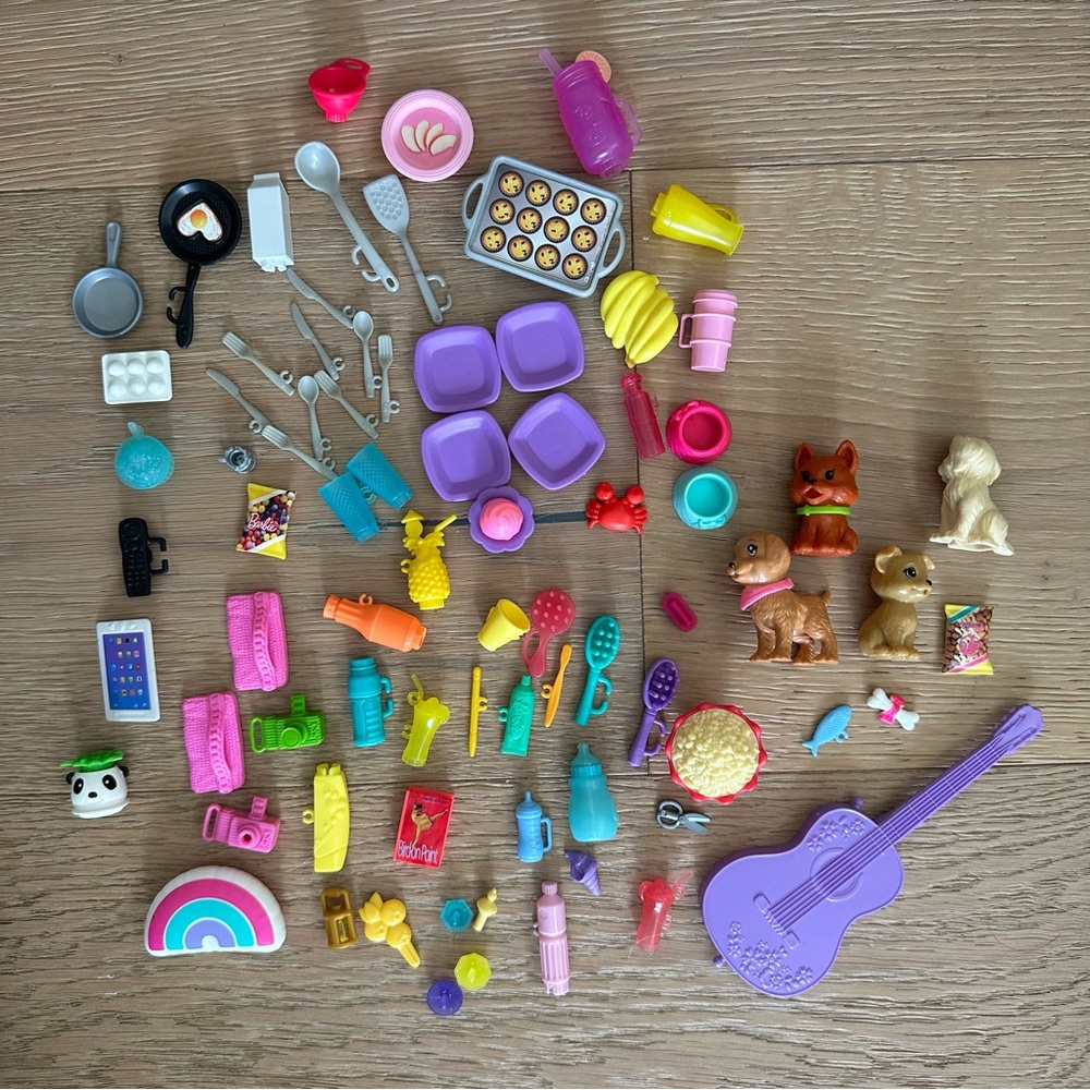 Barbie Assorted Kids Toy Accessories - Multi-Color Play Set